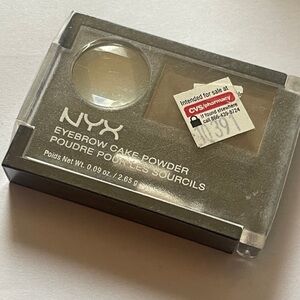 NYX Eyebrow Cake Powder ECP06 Blonde, 2.65g, NEW, SEALED